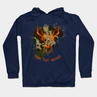 Camo and orange hunting gift Hoodie